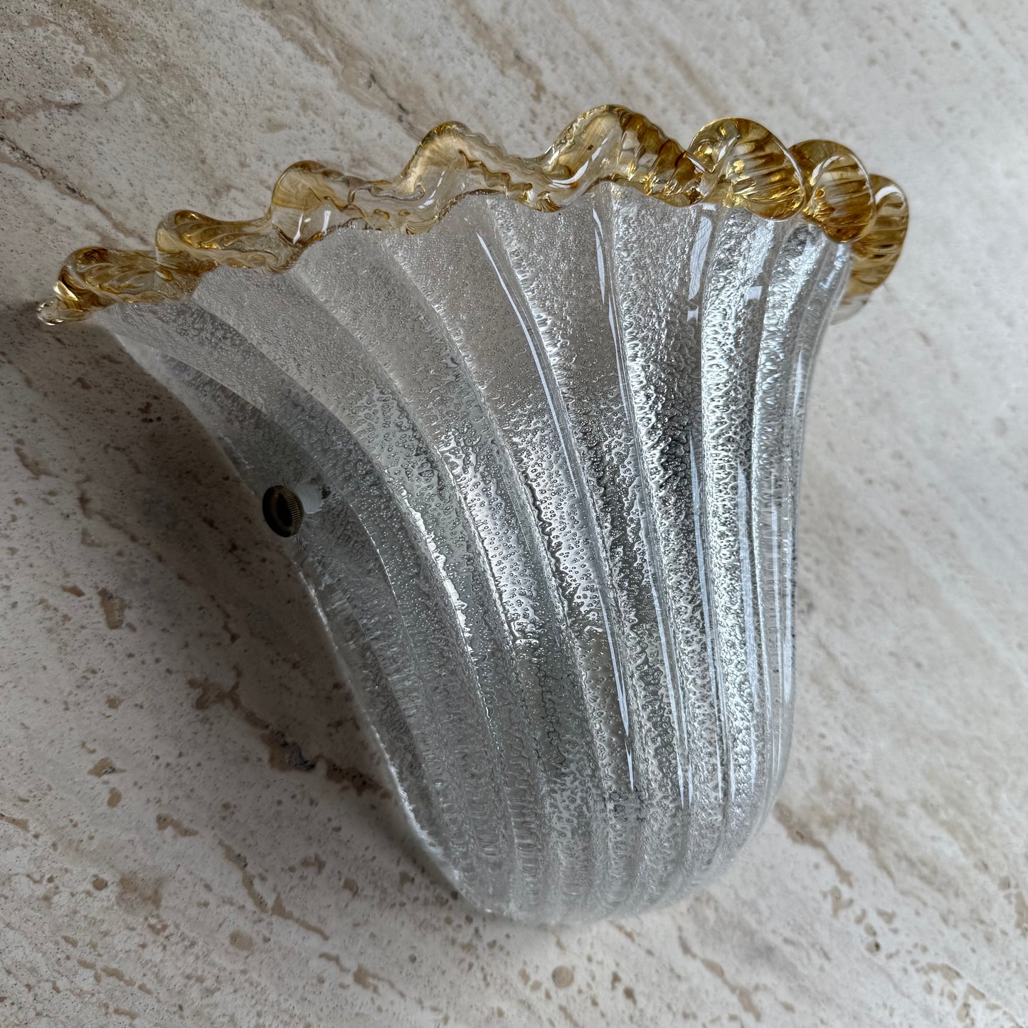 Murano Barovier Sconce with Trim