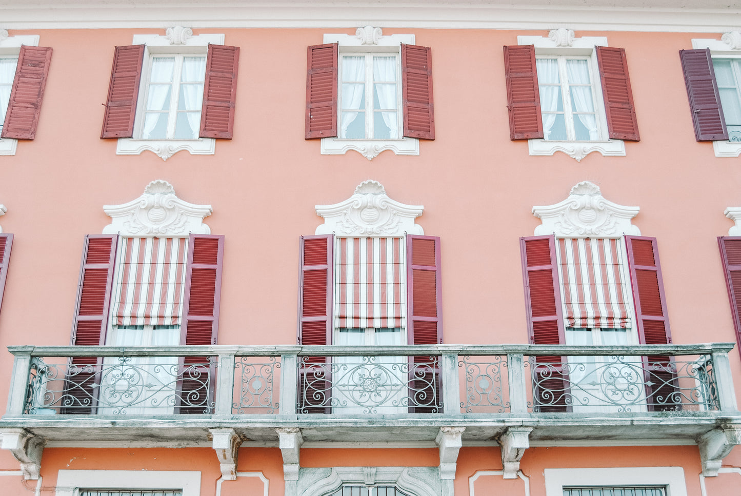 Pink Penchant - Italian Lake Como Carla & Joel Photography Print
