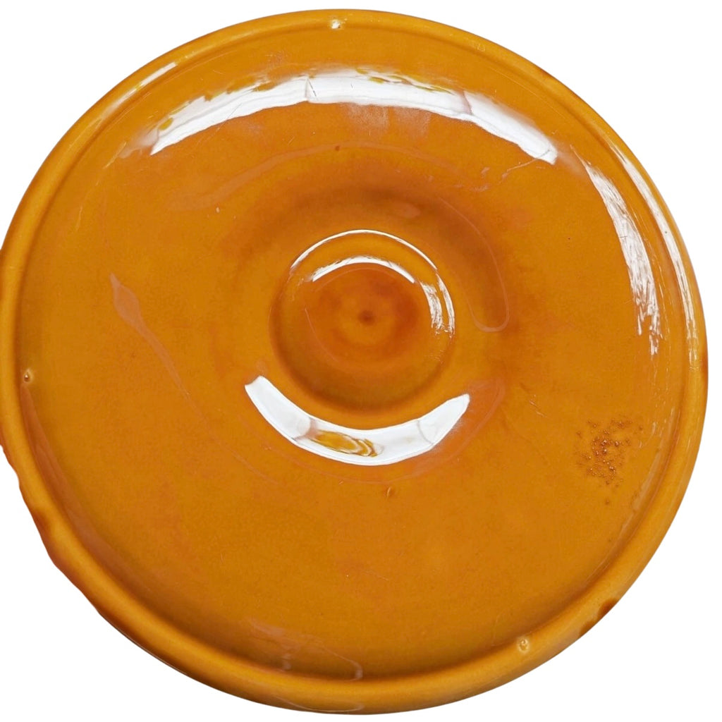 Vintage French Barbotine Oyter Plate (4 available)
