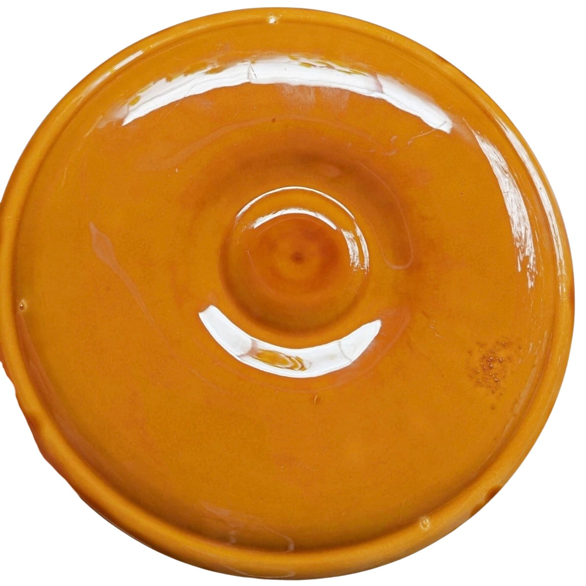 Vintage French Barbotine Oyter Plate (4 available)