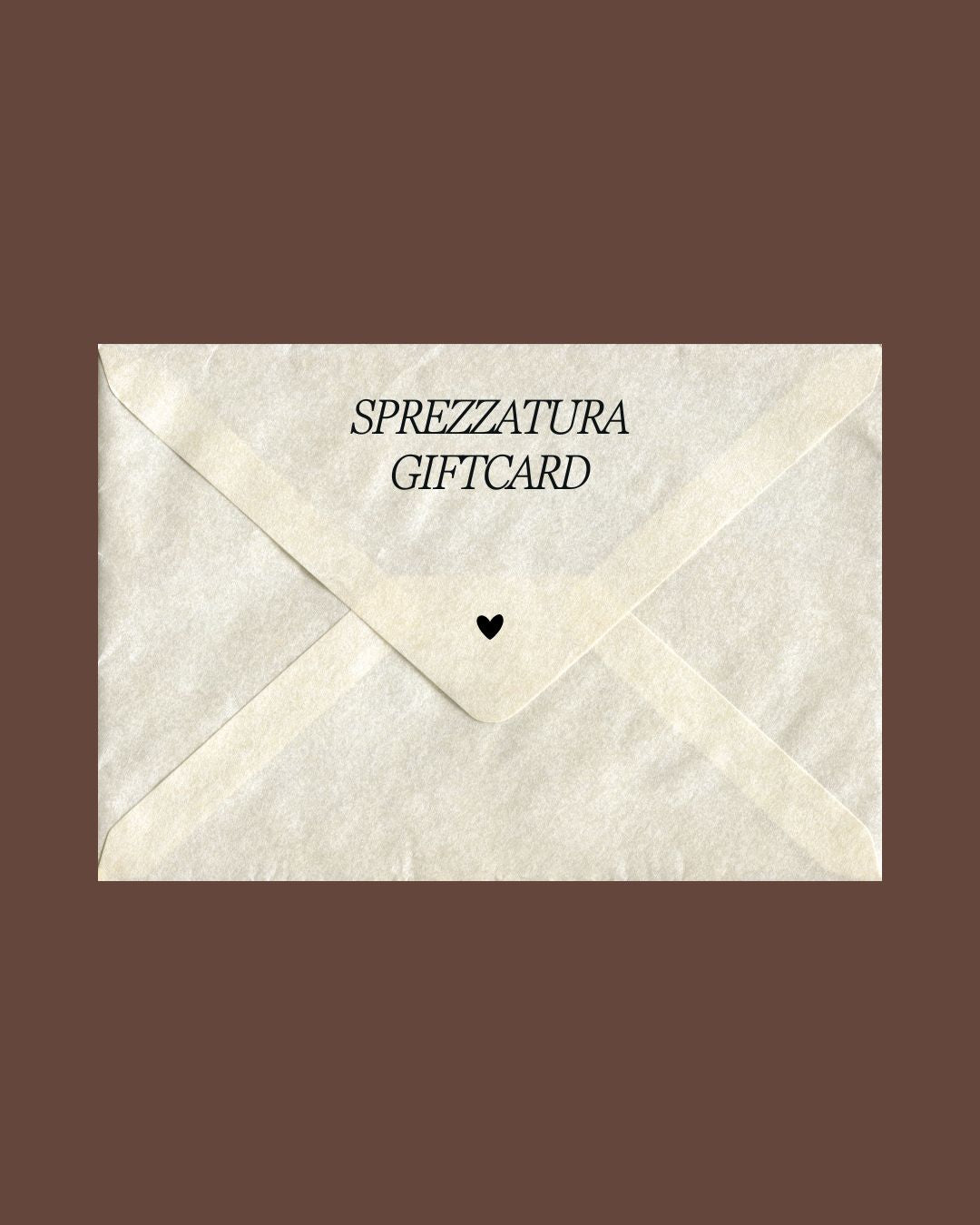 Sprezzatura Giftcard