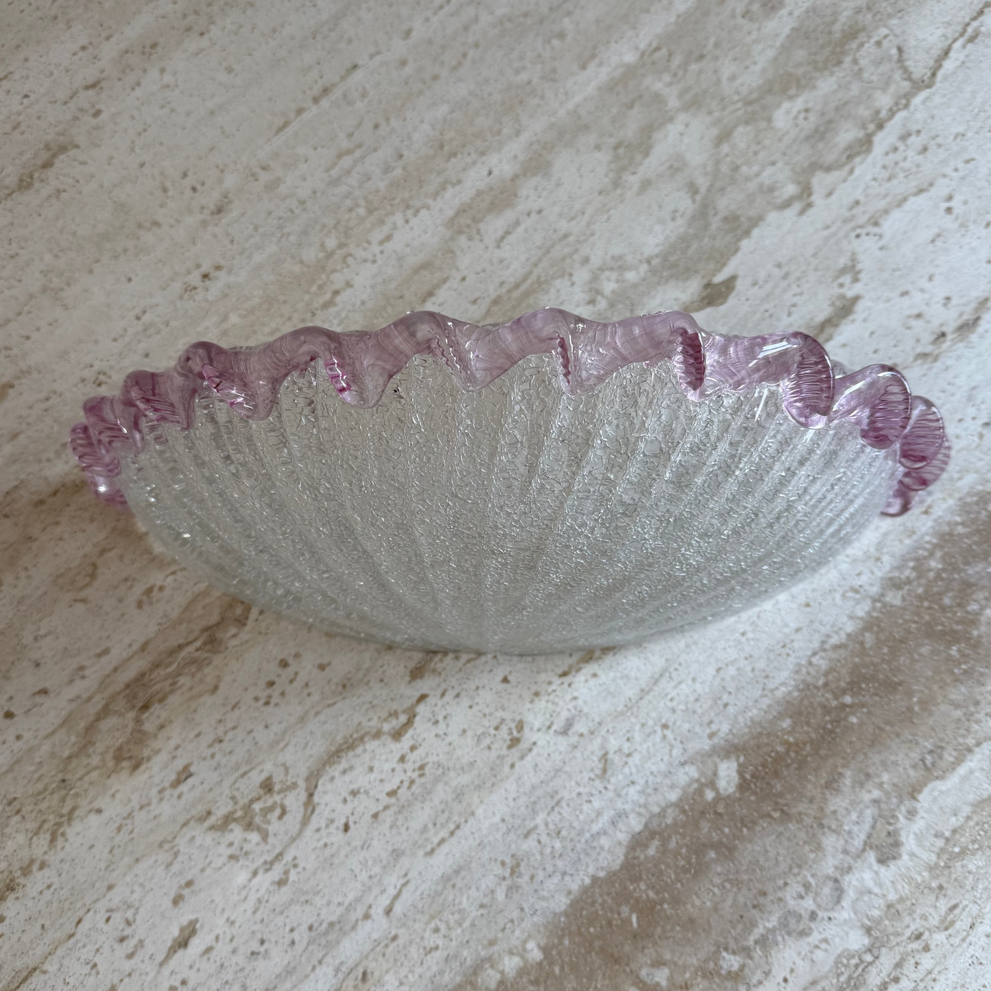Murano Glass Barovier Sconce Pink