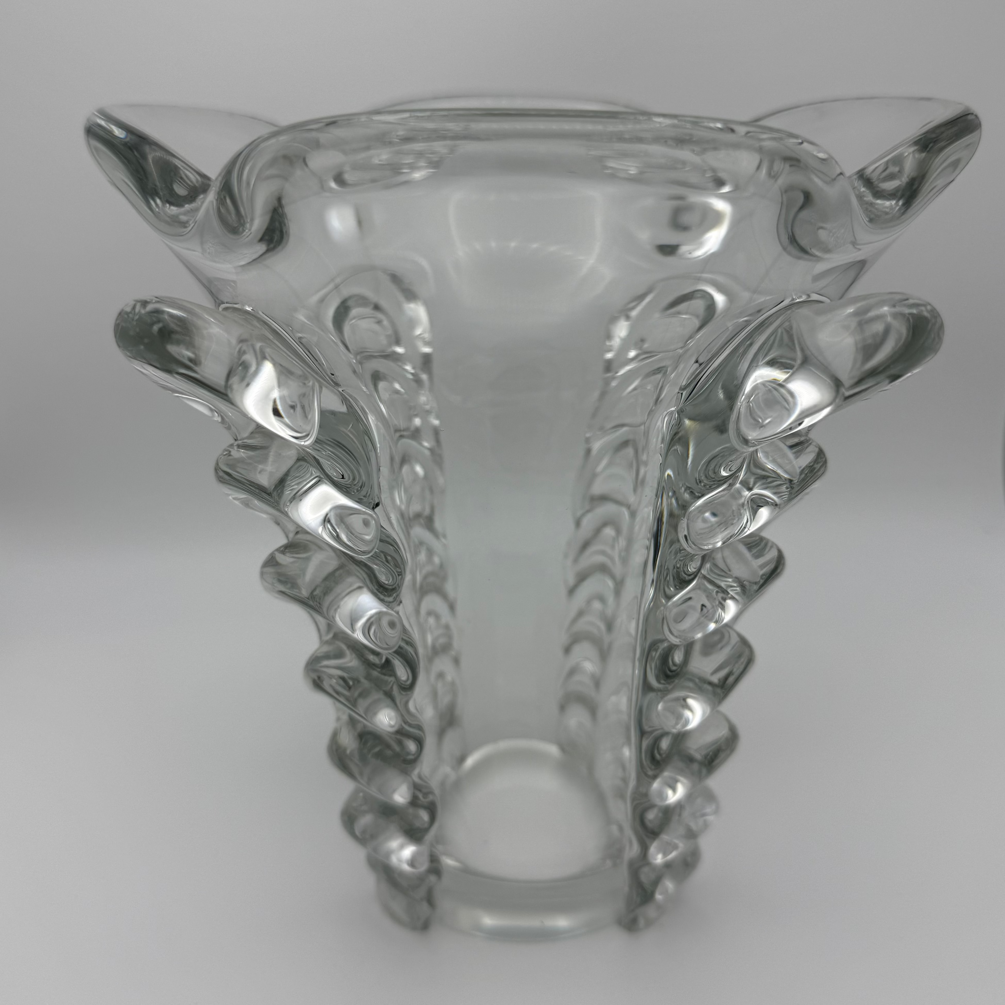 French Crystal Vase by Daum