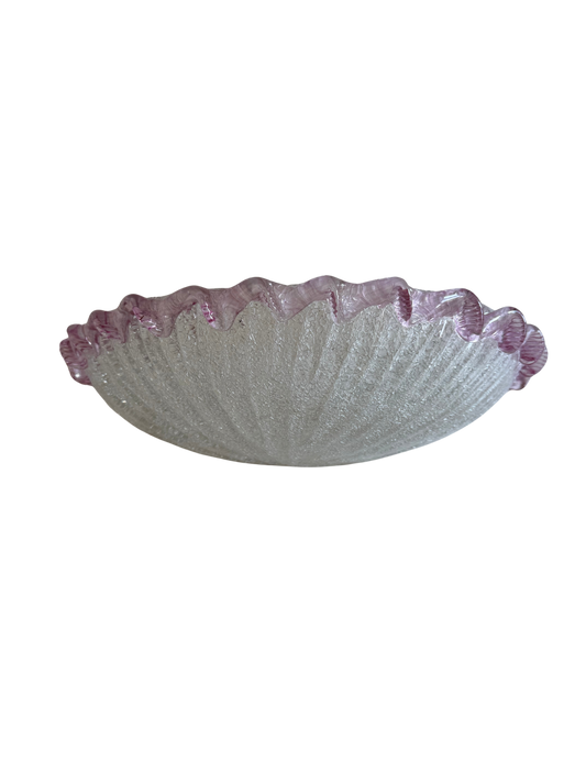 Murano Glass Barovier Sconce Pink
