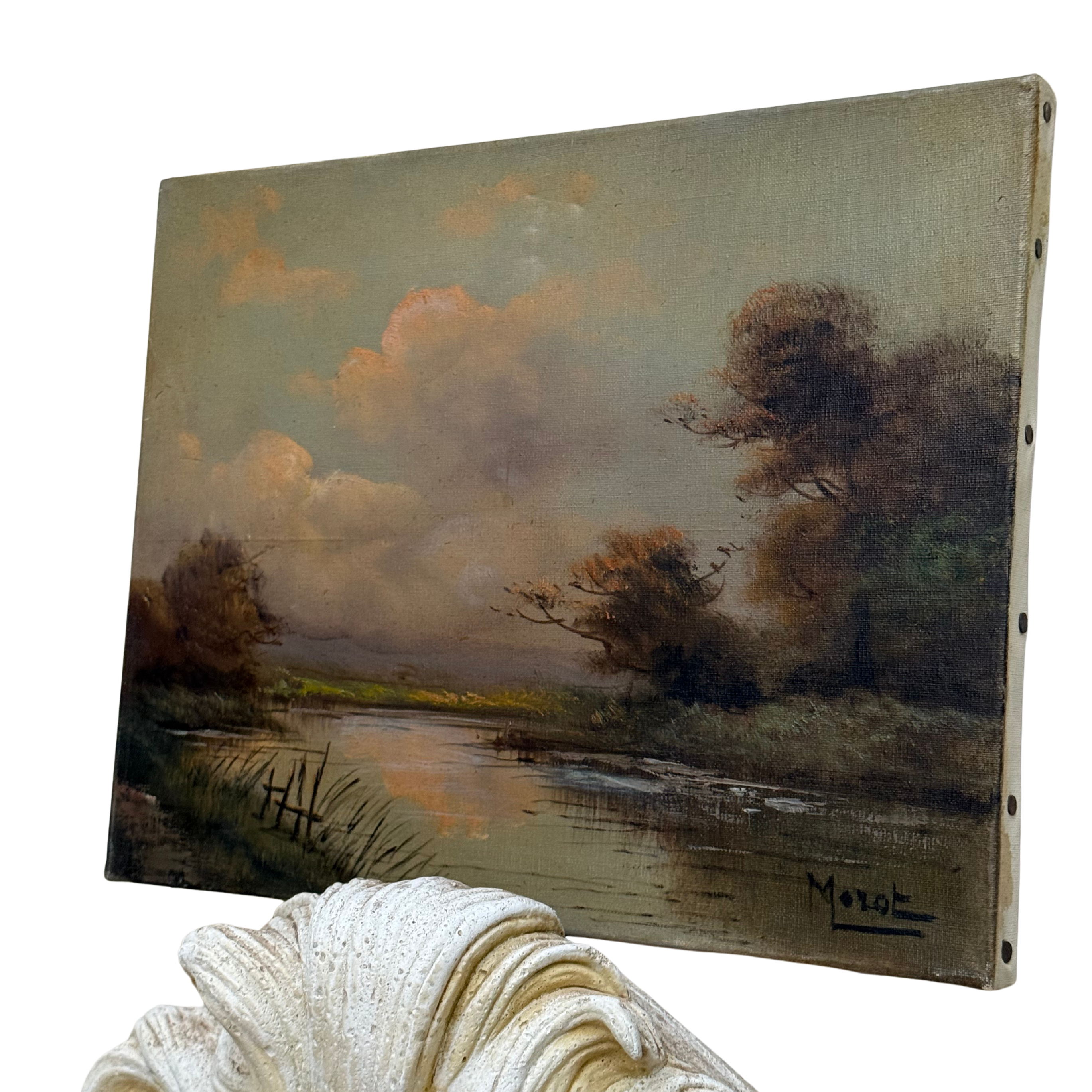 French Oil Painting Stretched Canvas Landscape
