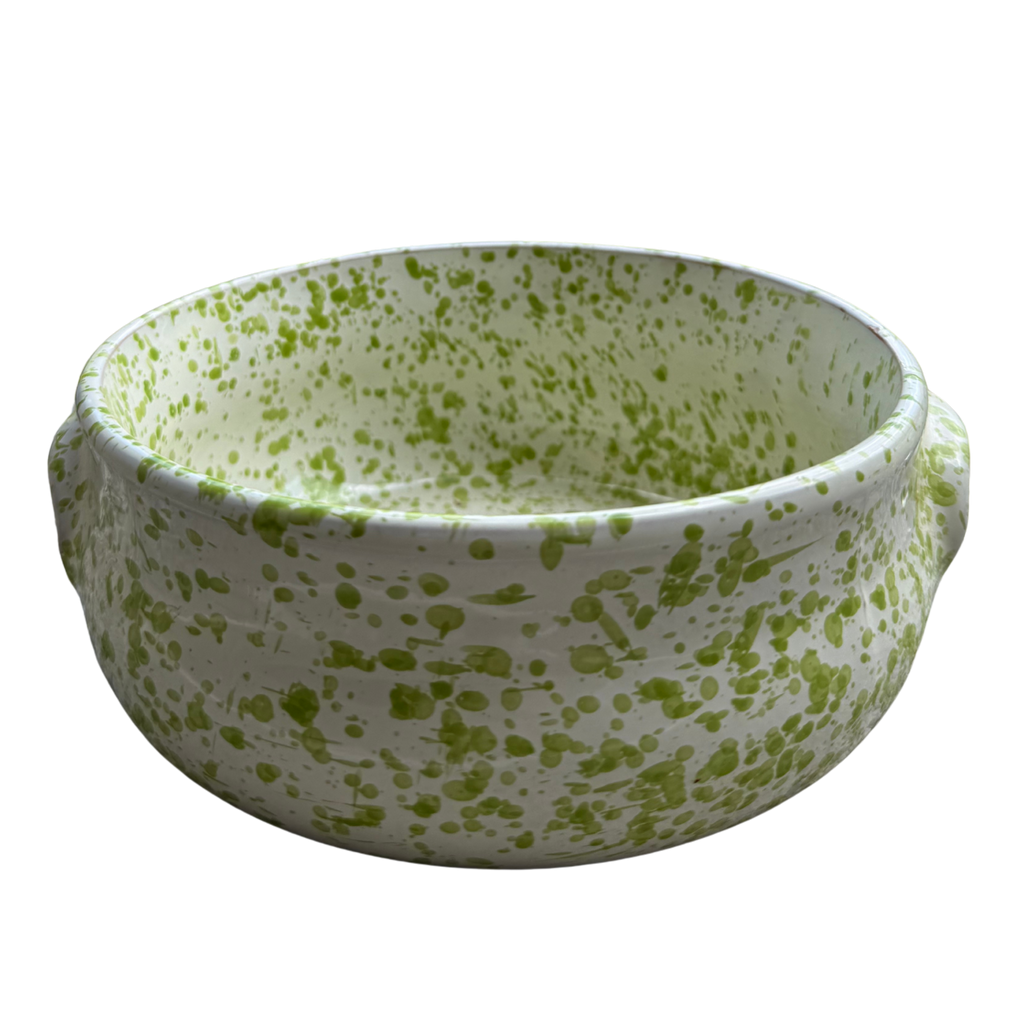 Italian Ceramic Passata Bowl Green