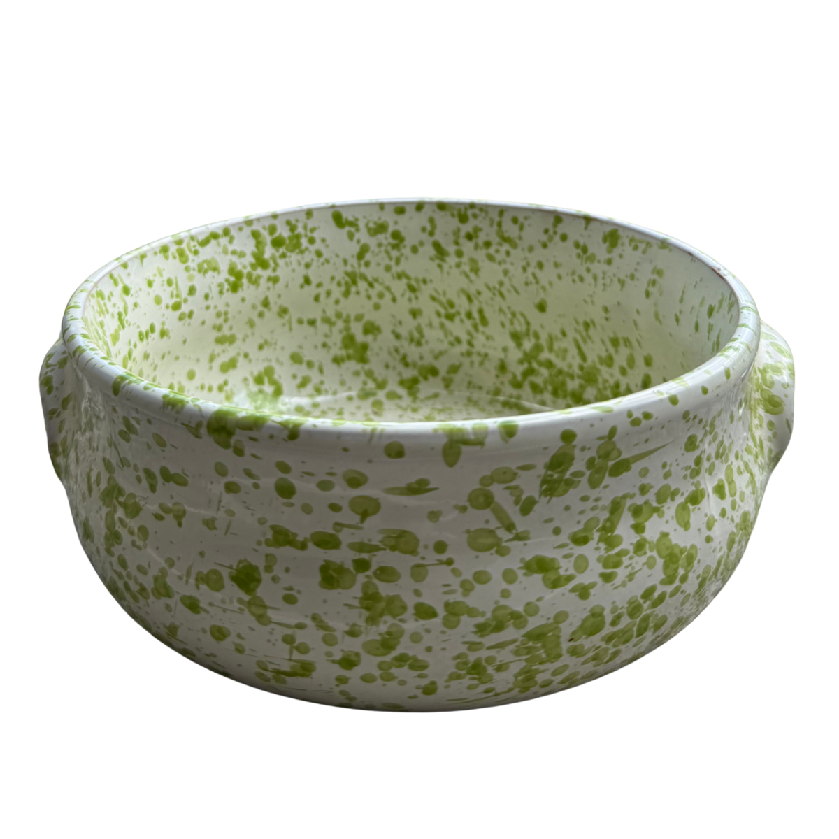 Italian Ceramic Passata Bowl Green