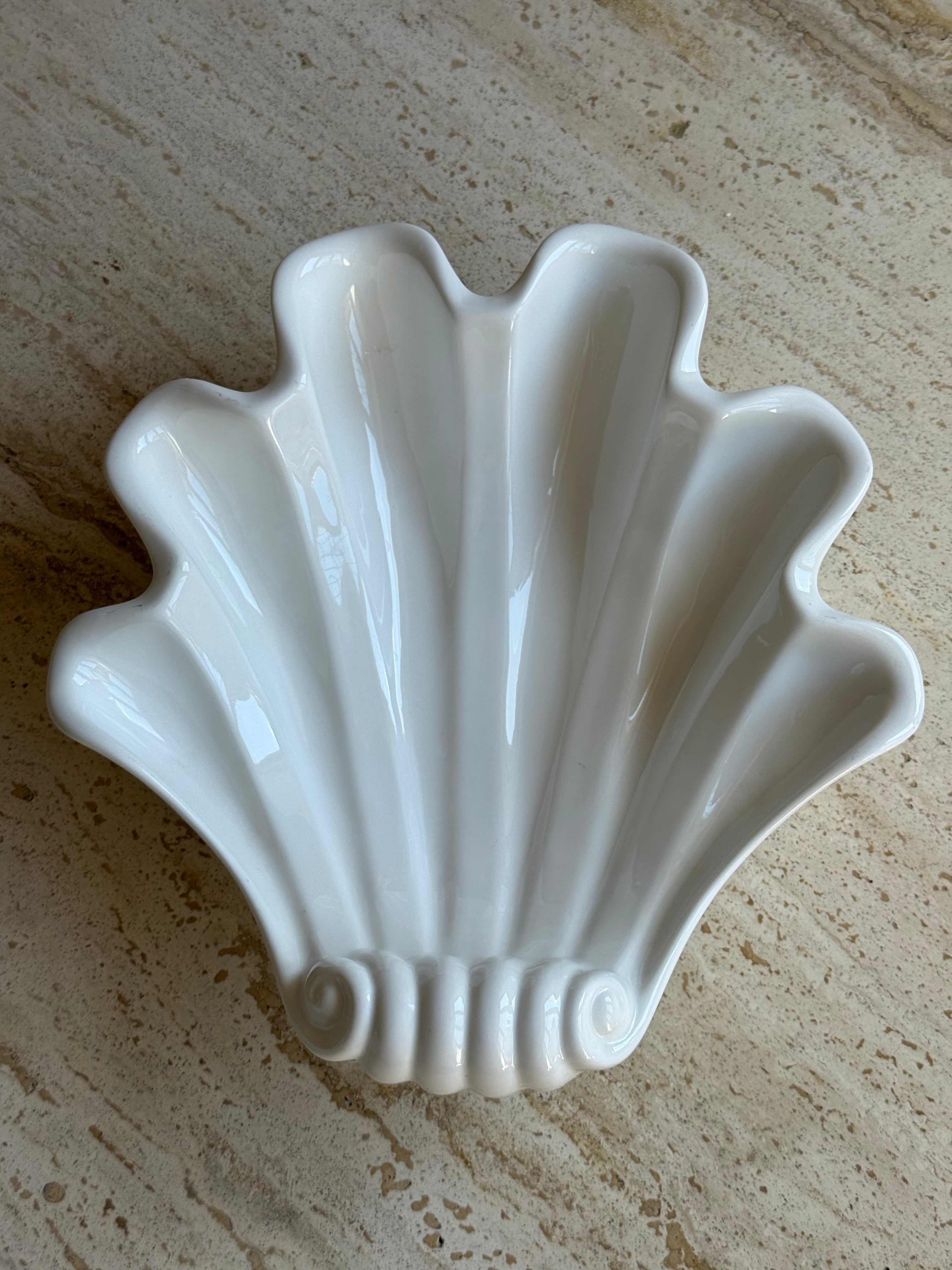 Vintage Large Shell Bowl