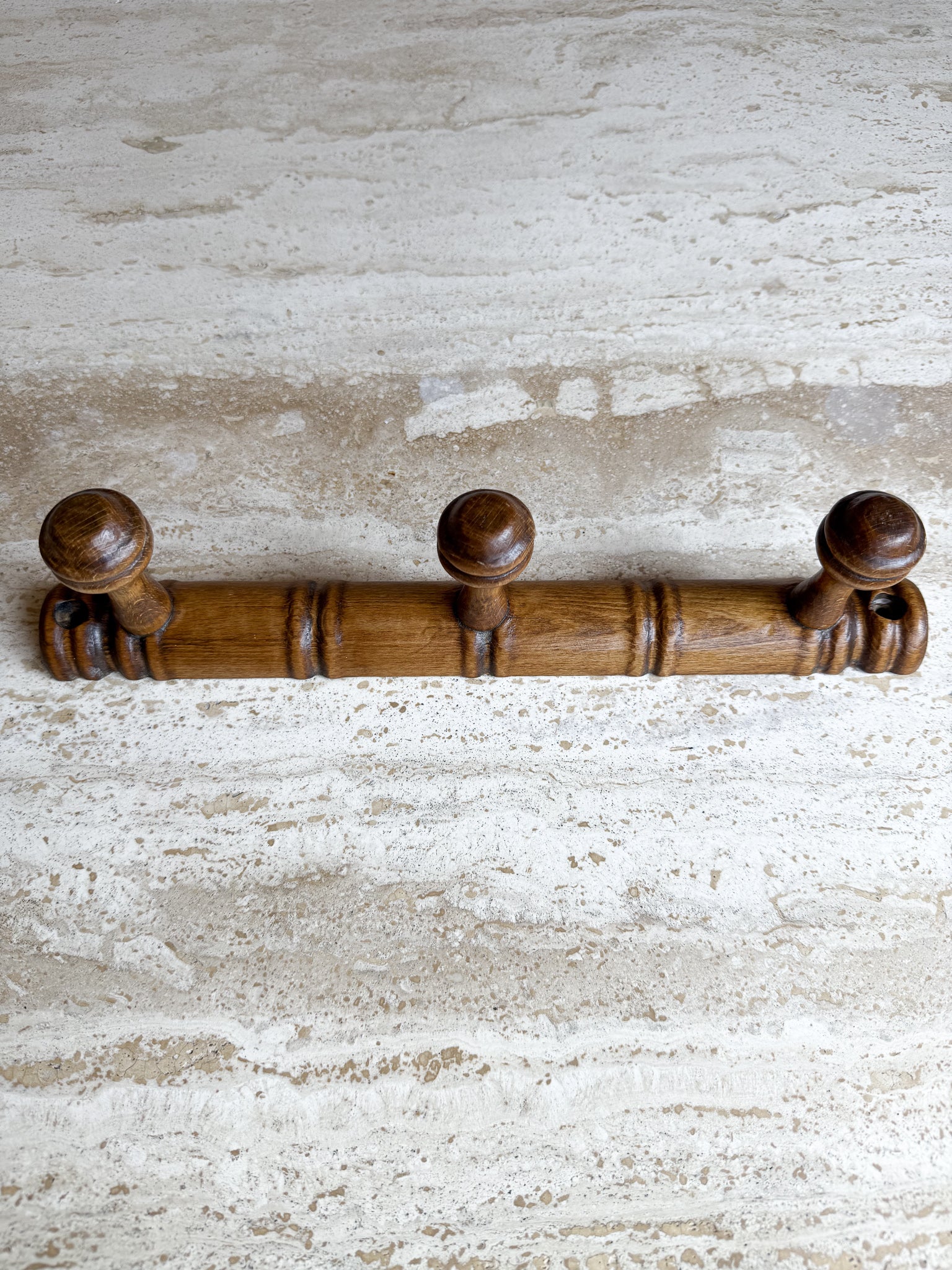 French Faux Bamboo Coat Rack 1940's