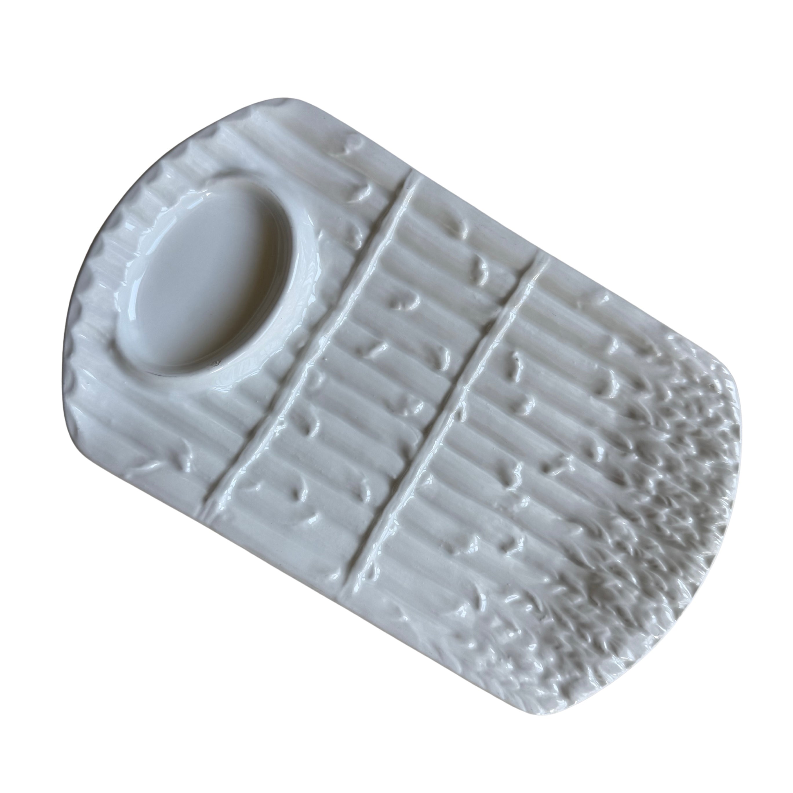 Italian Vintage Asparagus Plate