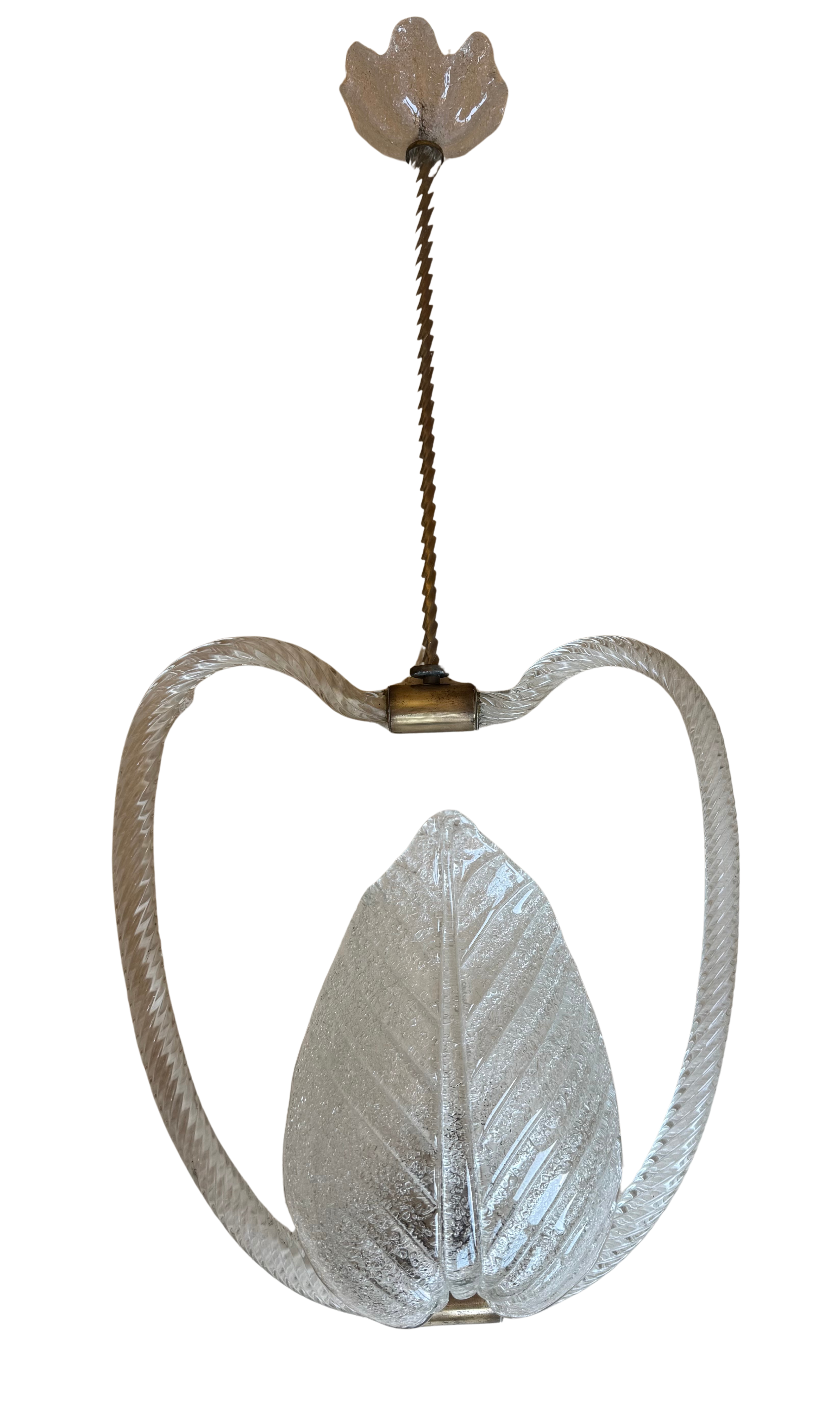 Leaf Murano Pendant Light