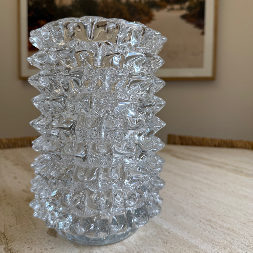 Modern Spikey Vase Column
