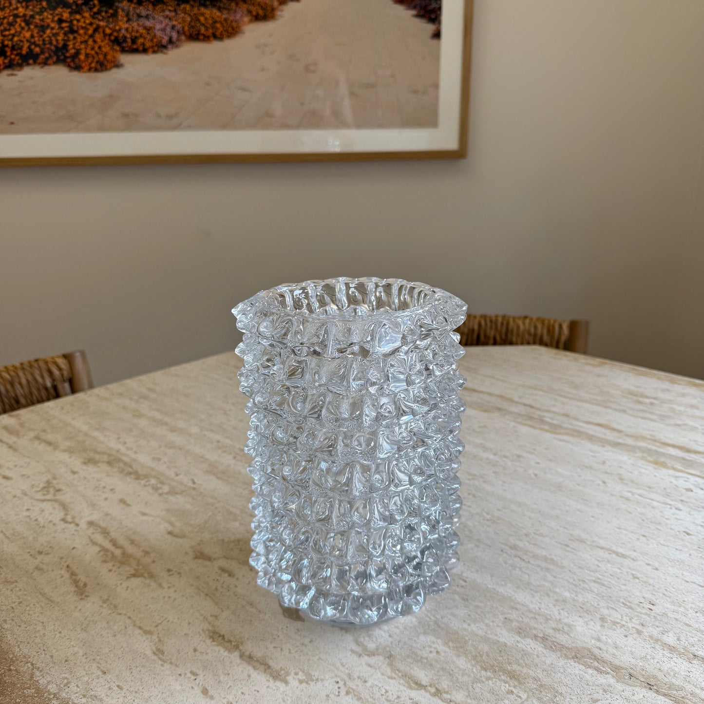 Modern Spikey Vase Column