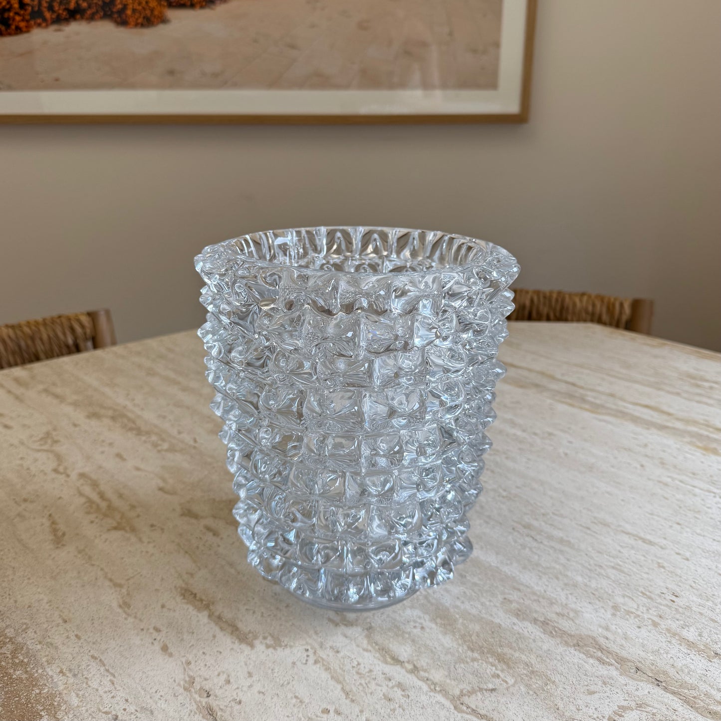 Modern Spikey Vase Open