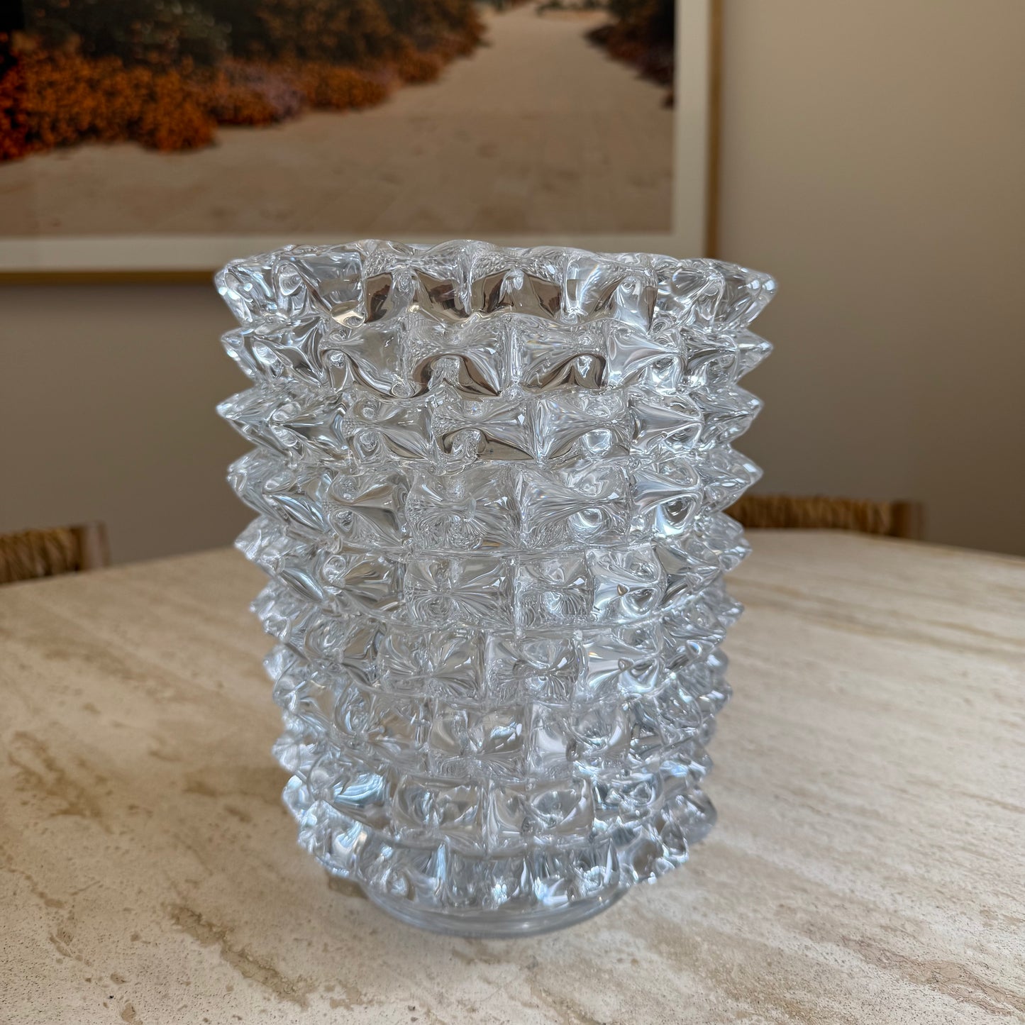 Modern Spikey Vase Open