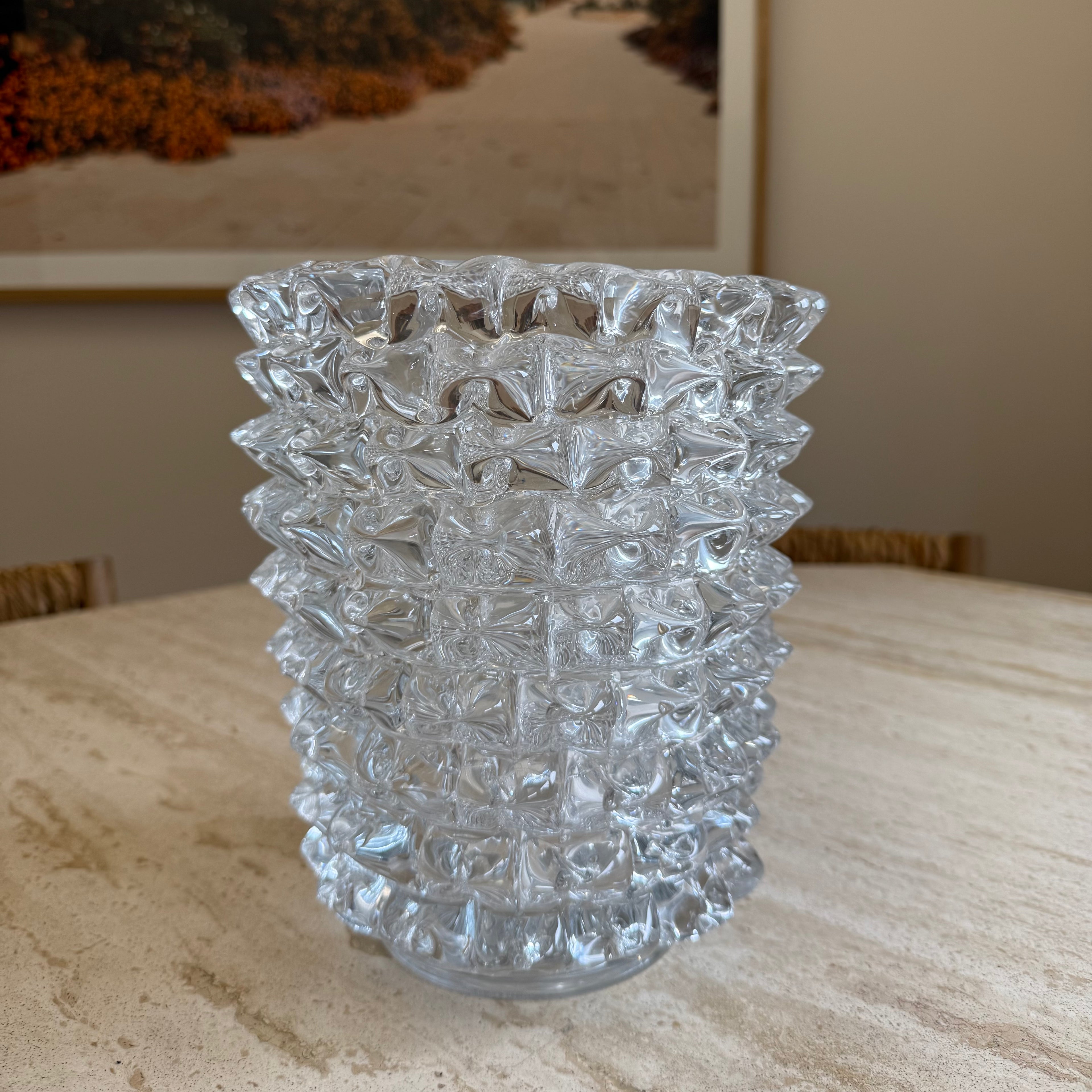 Modern Spikey Vase Open