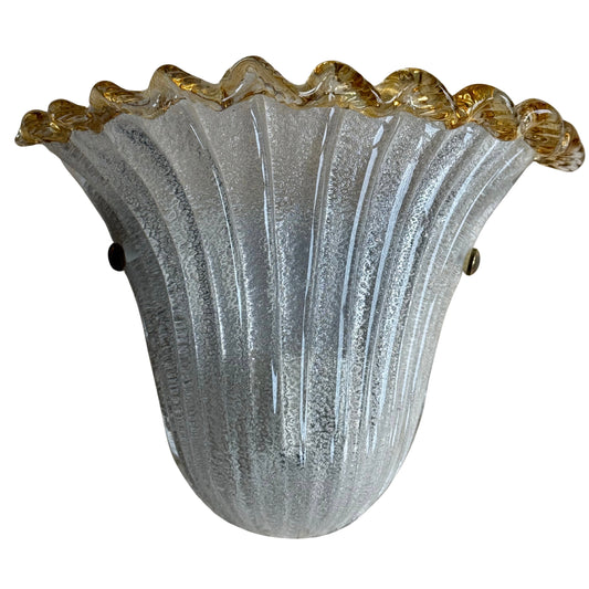 Murano Barovier Sconce with Trim