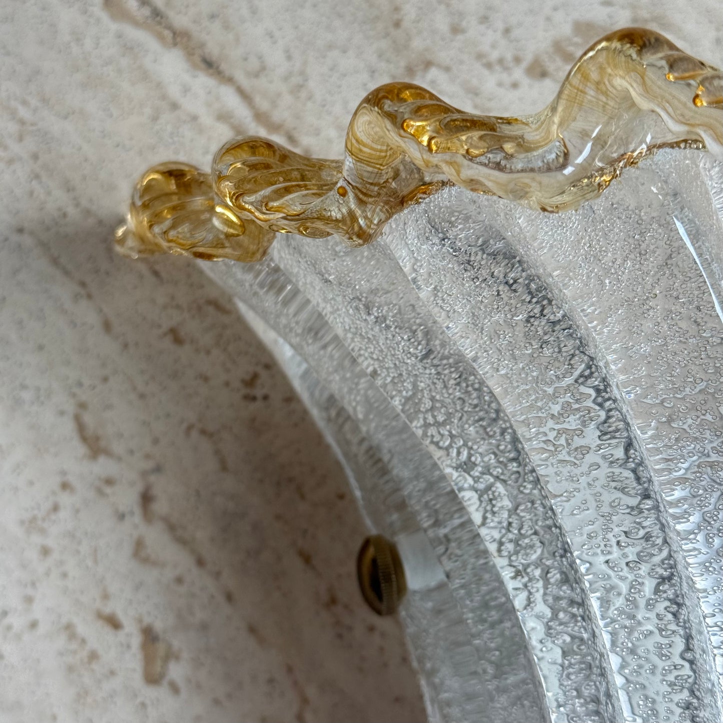 Murano Barovier Sconce with Trim