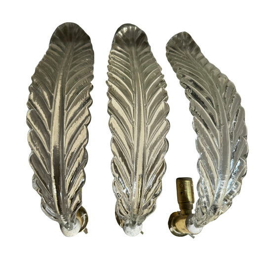 Murano Narrow Leaf Sconce (3 available)