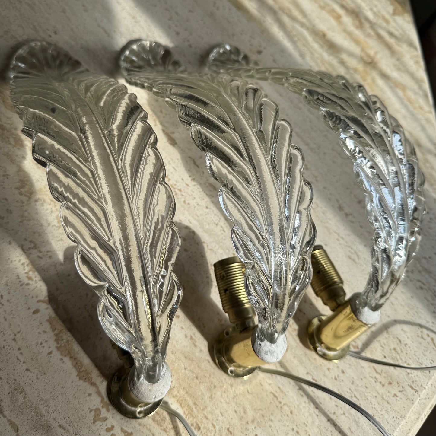 Murano Narrow Leaf Sconce (3 available)