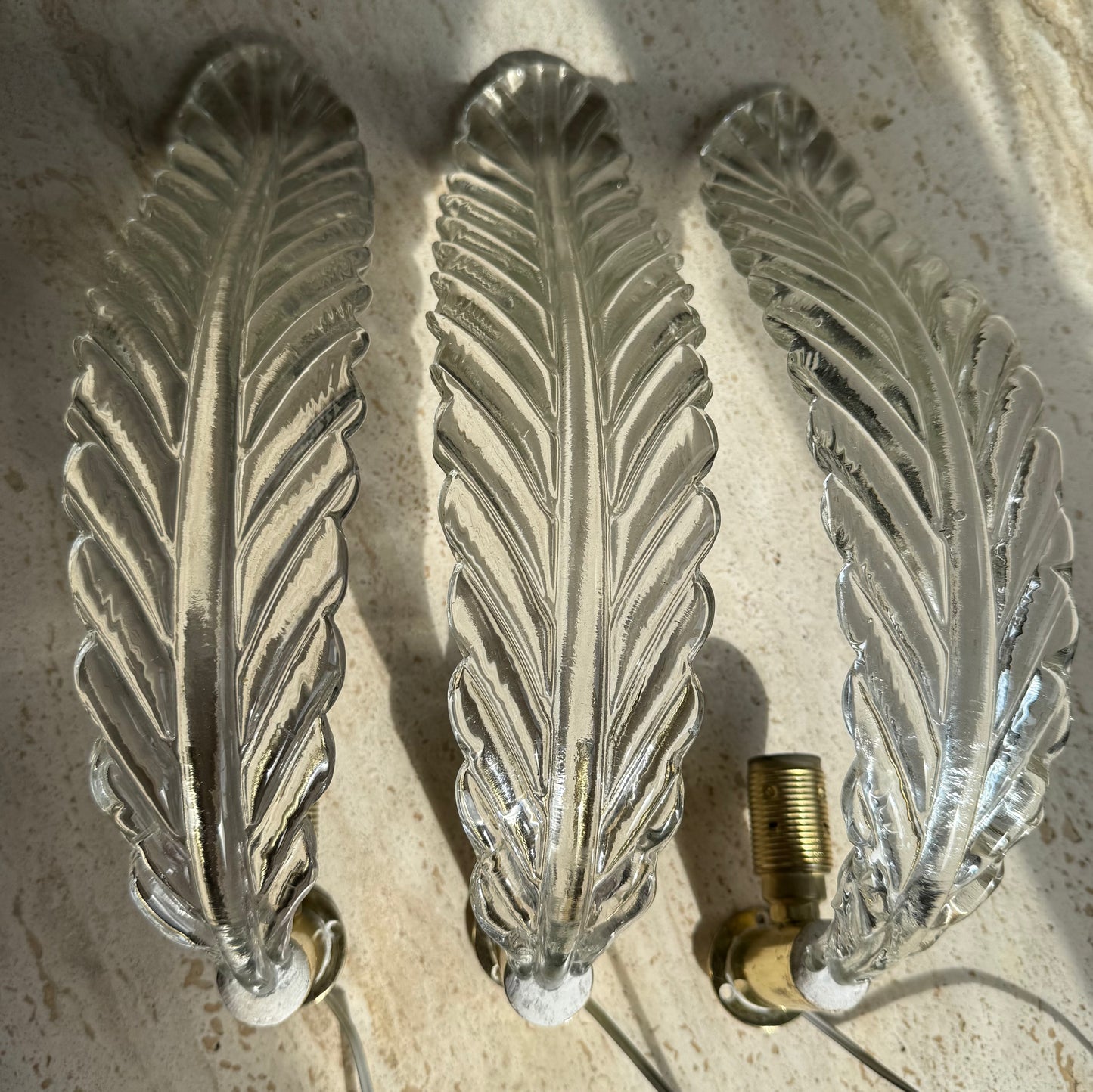 Murano Narrow Leaf Sconce (3 available)