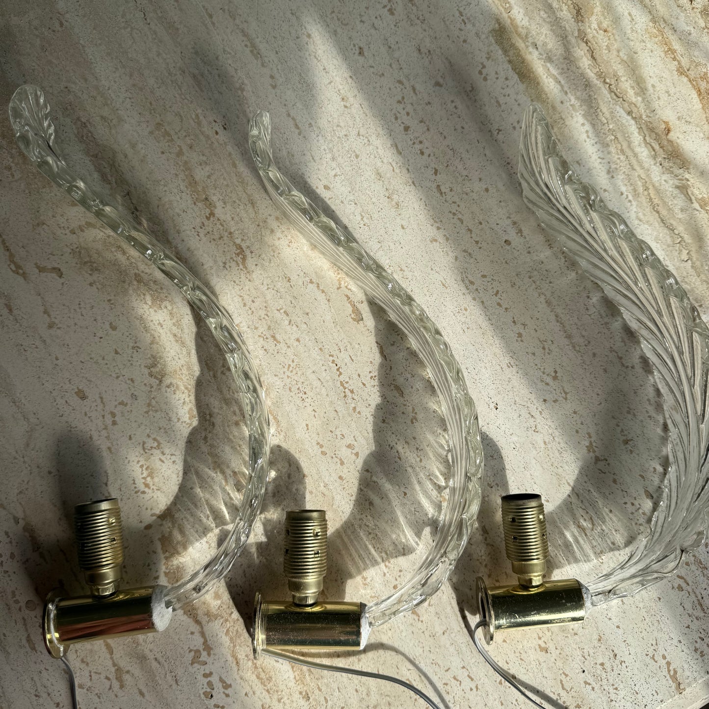 Murano Narrow Leaf Sconce (3 available)