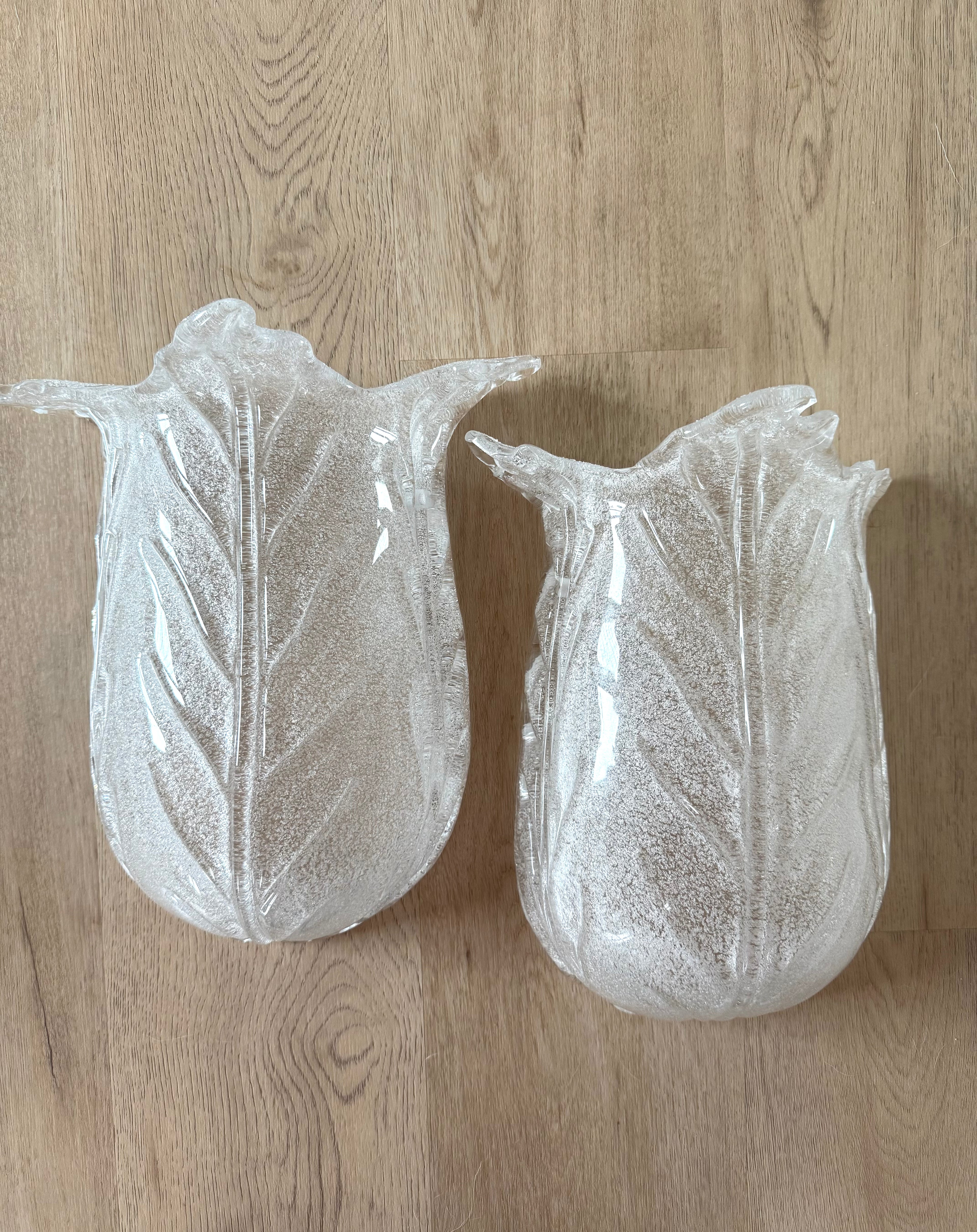 vintage italian murano sconces graniglia 