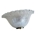 Murano Graniglia Sconce with brass base