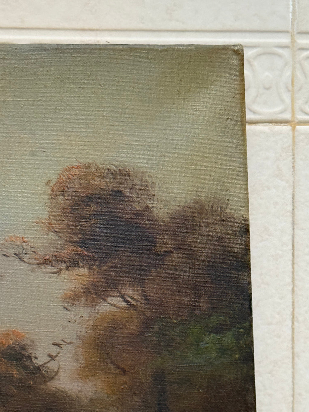 French Oil Painting Stretched Canvas Landscape