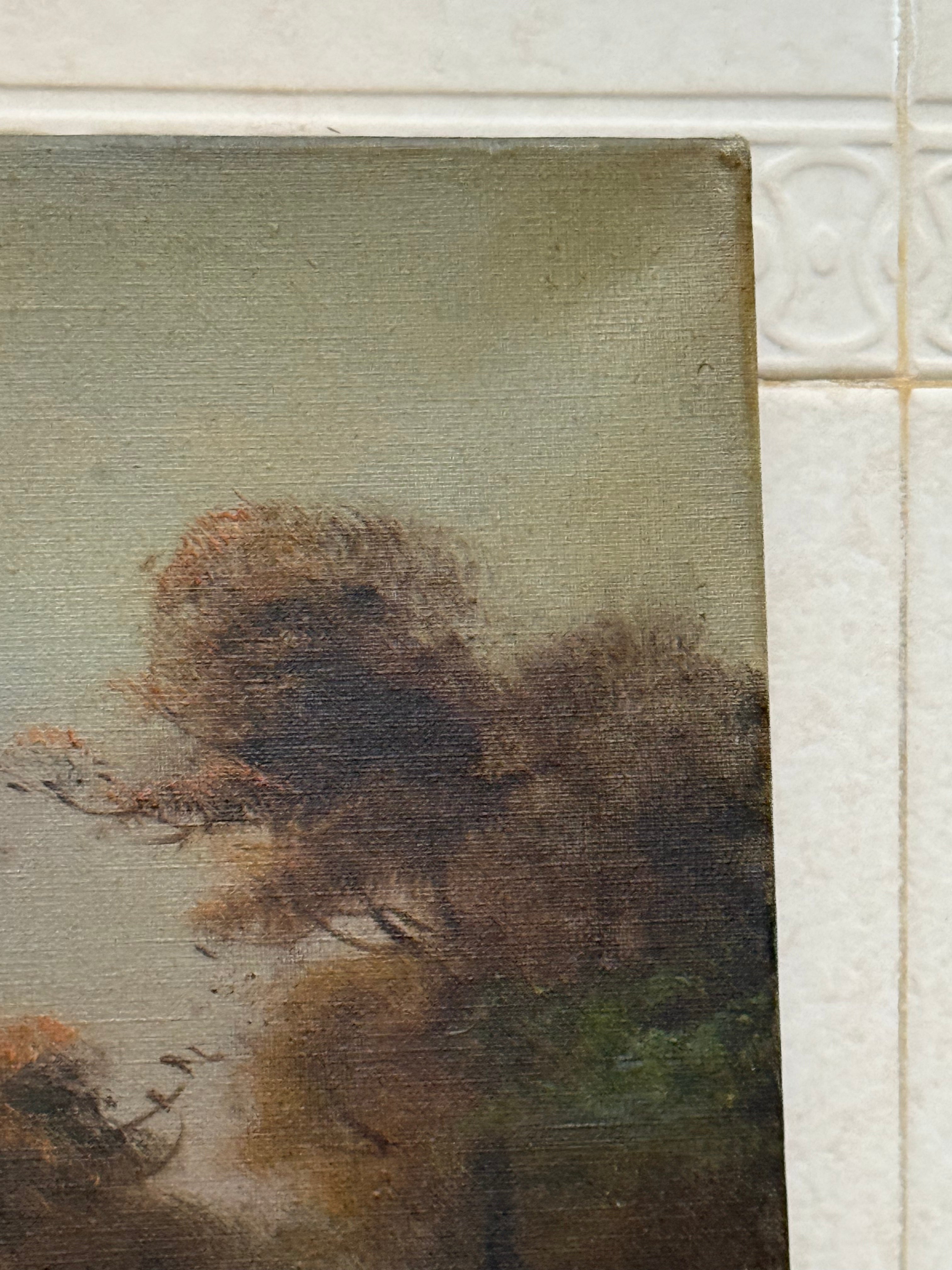 French Oil Painting Stretched Canvas Landscape