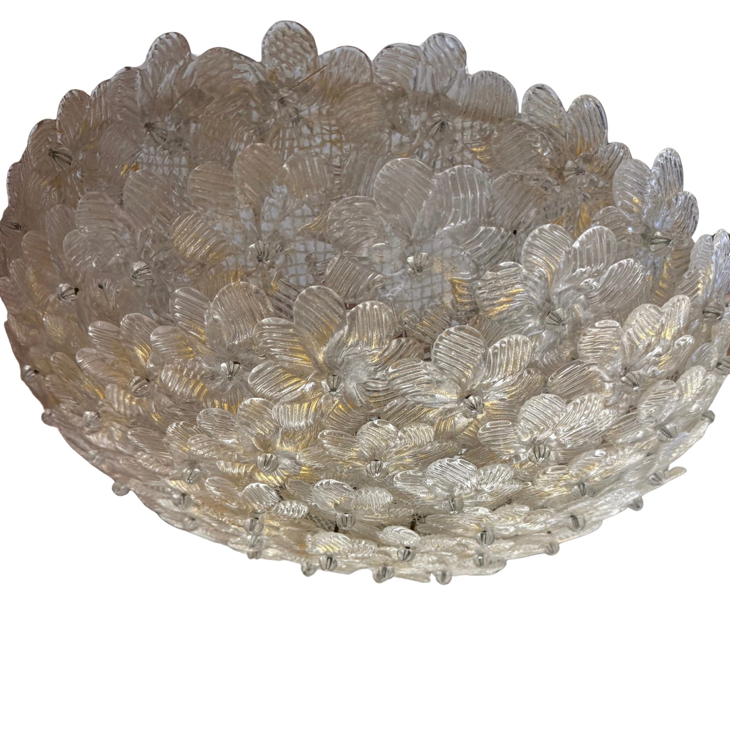 Venini Millefiori Flush Mount Murano Ceiling Light