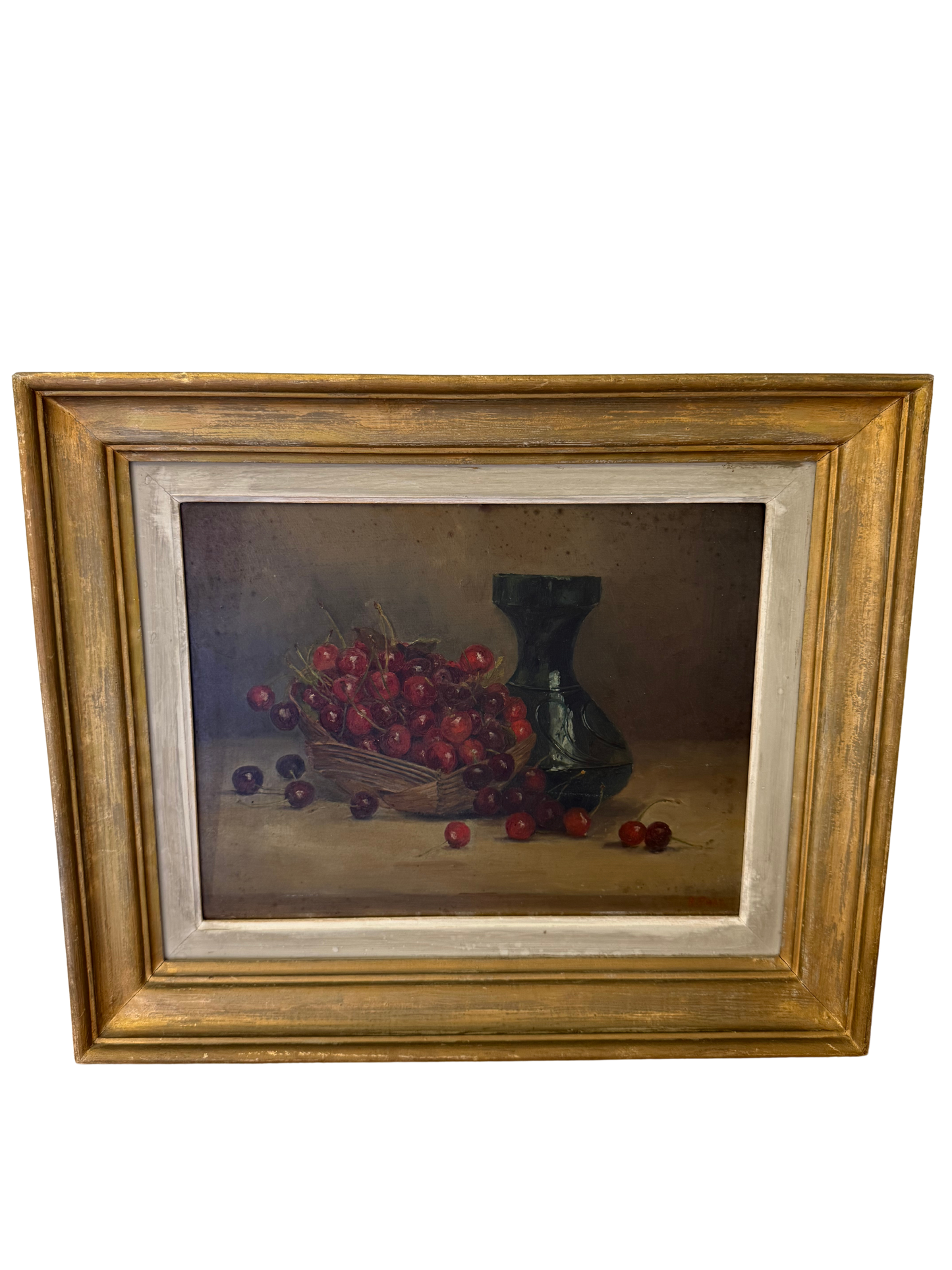 French Oil Painting Cherries