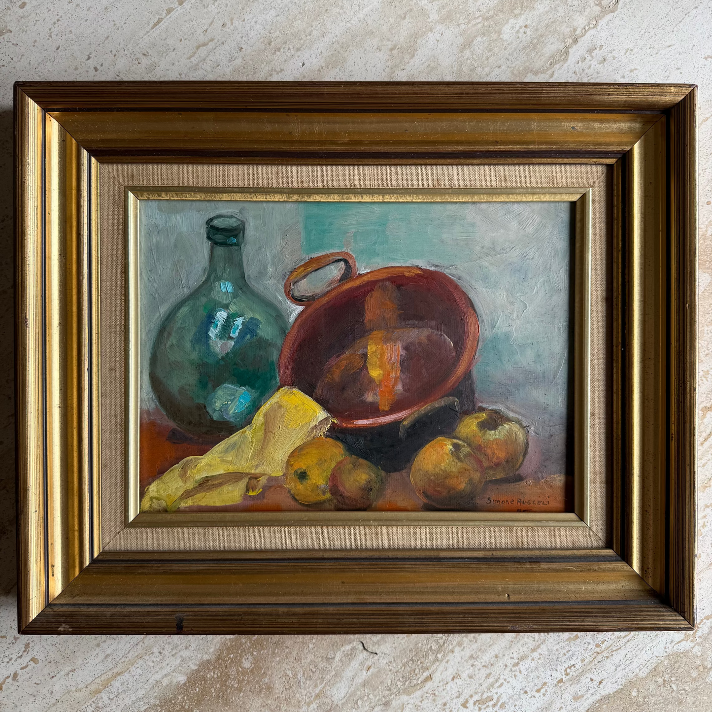 French Oil Painting Framed Still Life