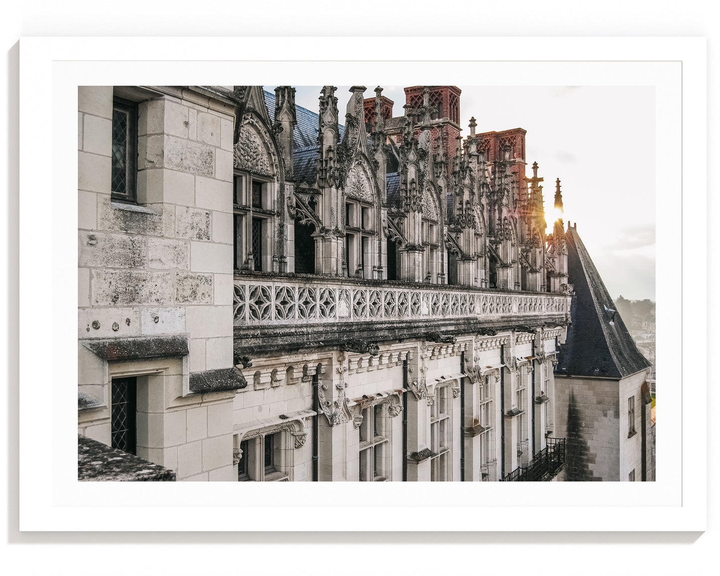 Loire Light - Chateau Sunset France Carla & Joel Photography Print