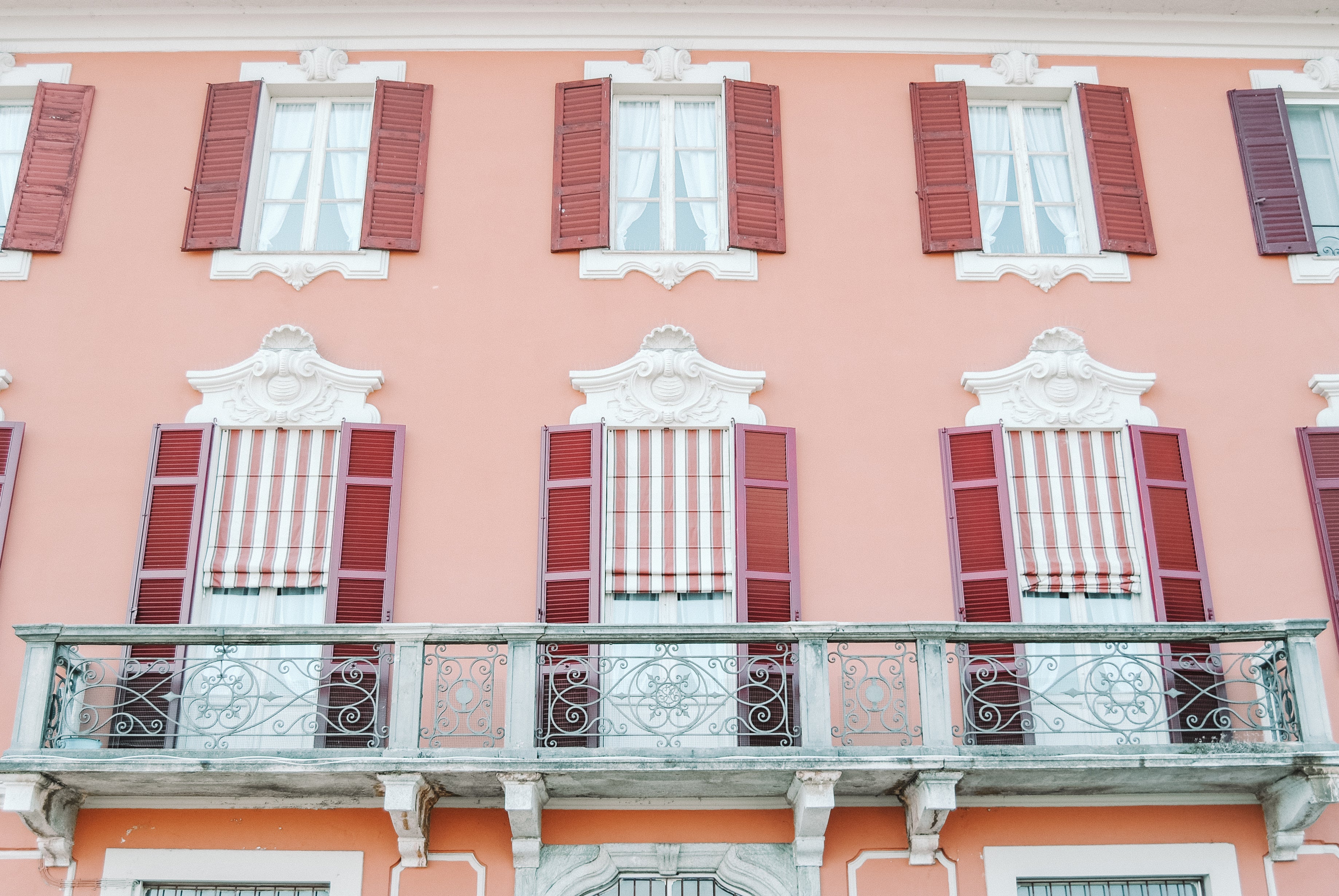Pink Penchant - Italian Lake Como Carla & Joel Photography Print