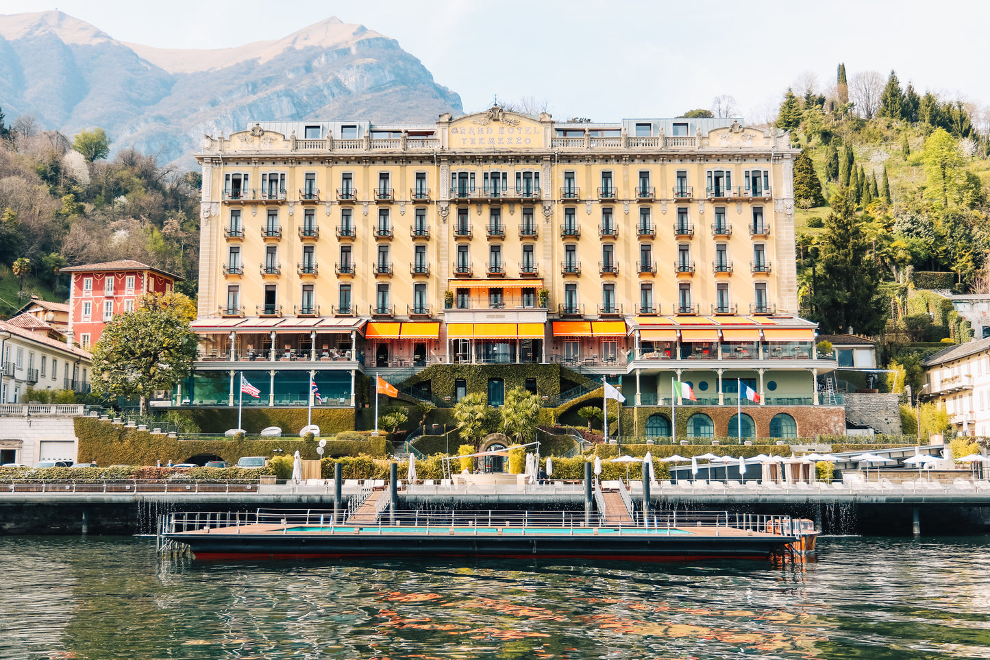 The Grand Hotel Tremezzo- Lake Como Carla & Joel Photography Print