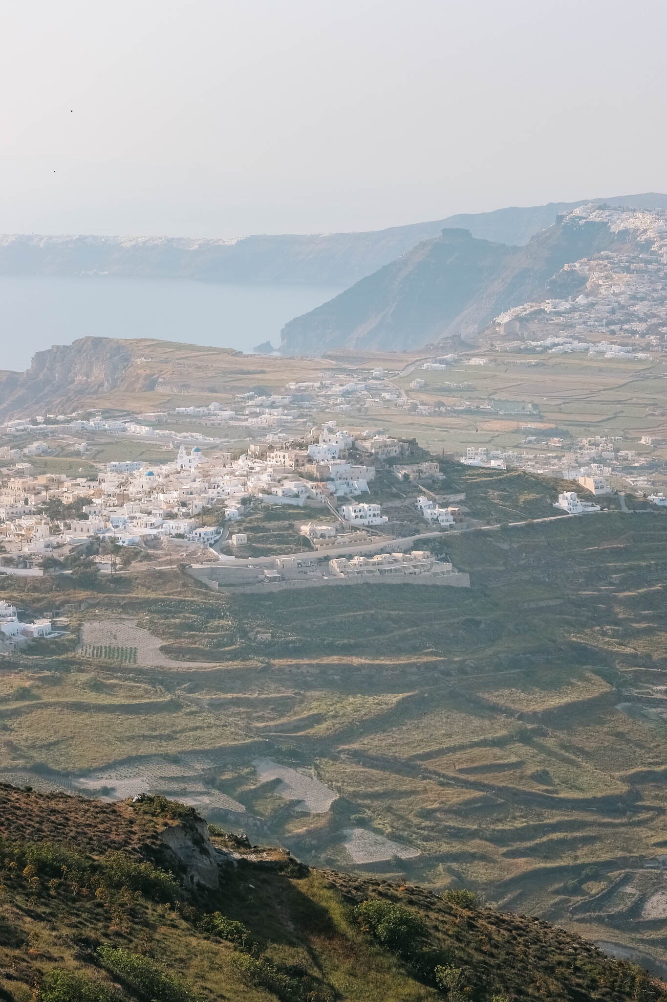 Caldera- Santorini Greek Island Landscape Print Carla & Joel Photography