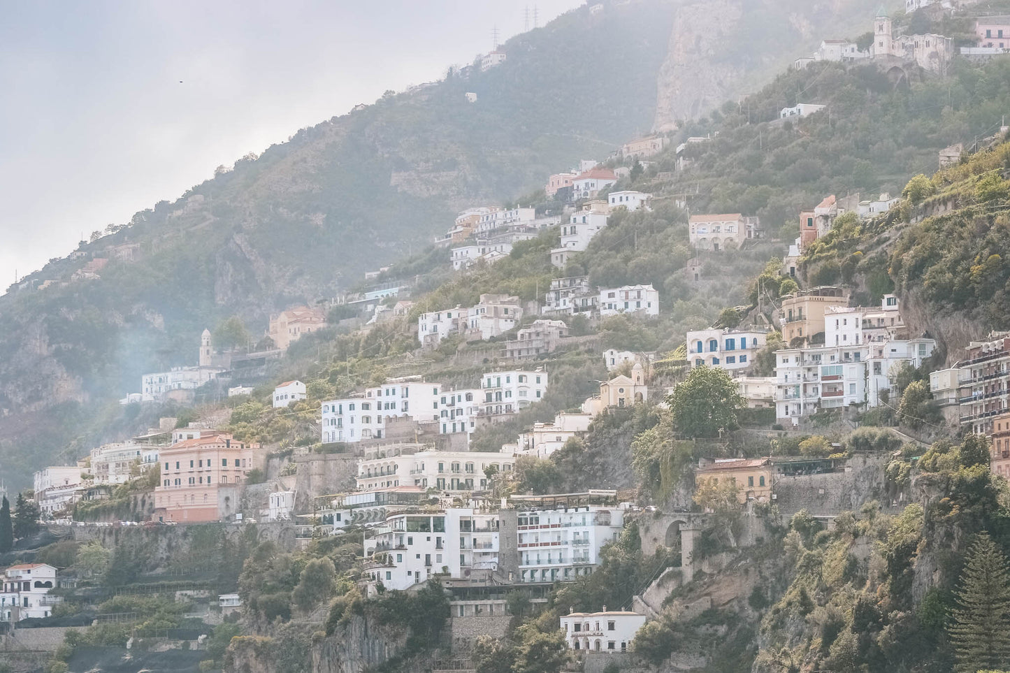 Amalfi Dream- Positano Coast Print Wall Art Photograph by Carla & Joel