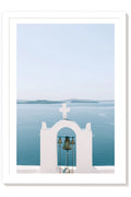 Island Bells- Santorini Print Blue & White Carla & Joel Photography