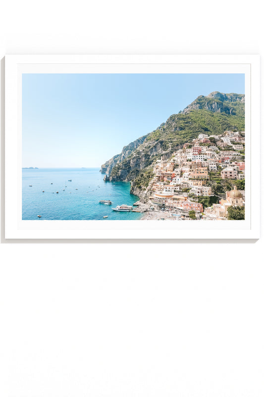 Positano Pomeriggio- Amalfi Coast Print Wall Art Carla & Joel Photography