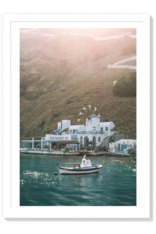 Thirassia- Santorini Greek Island Beach Print Carla & Joel Photography