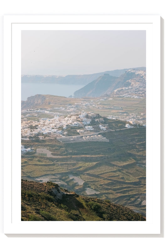 Caldera- Santorini Greek Island Landscape Print Carla & Joel Photography