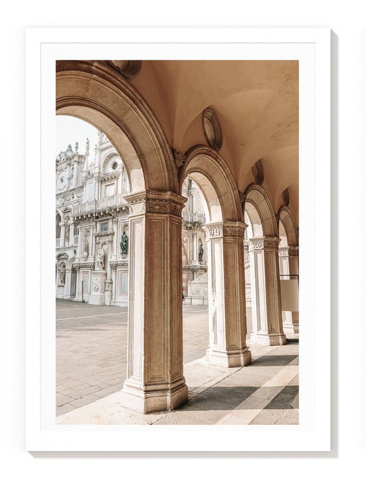 Archways of Venice - Doge's Palace Italy Print Carla & Joel Photograph
