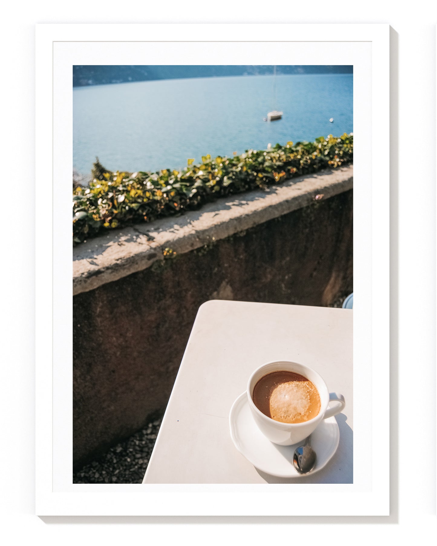 Cappuccino - Lake Como Villa Italy Carla & Joel Photography Print